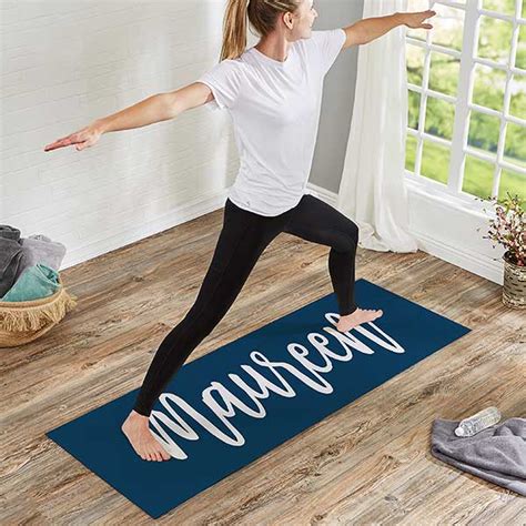 personalized yoga mat with photo.